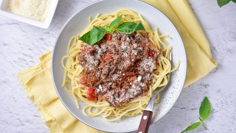 Spaghetti Bolognese - jak zrobić, przepis, krok 5