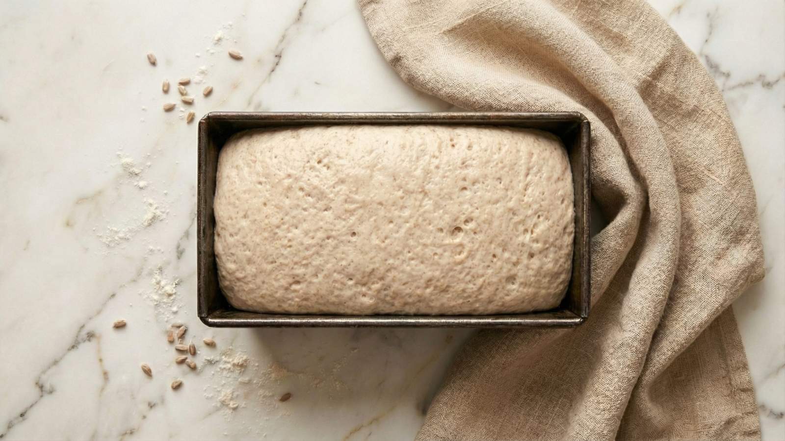 Chleb orkiszowy na zakwasie - jak zrobić, przepis, krok 3