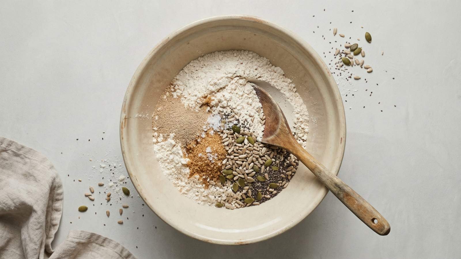 Domowy chleb gryczany - jak zrobić, przepis, krok 1