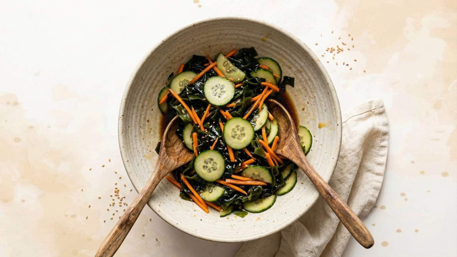 Sałatka Wakame - jak zrobić, przepis, krok 4