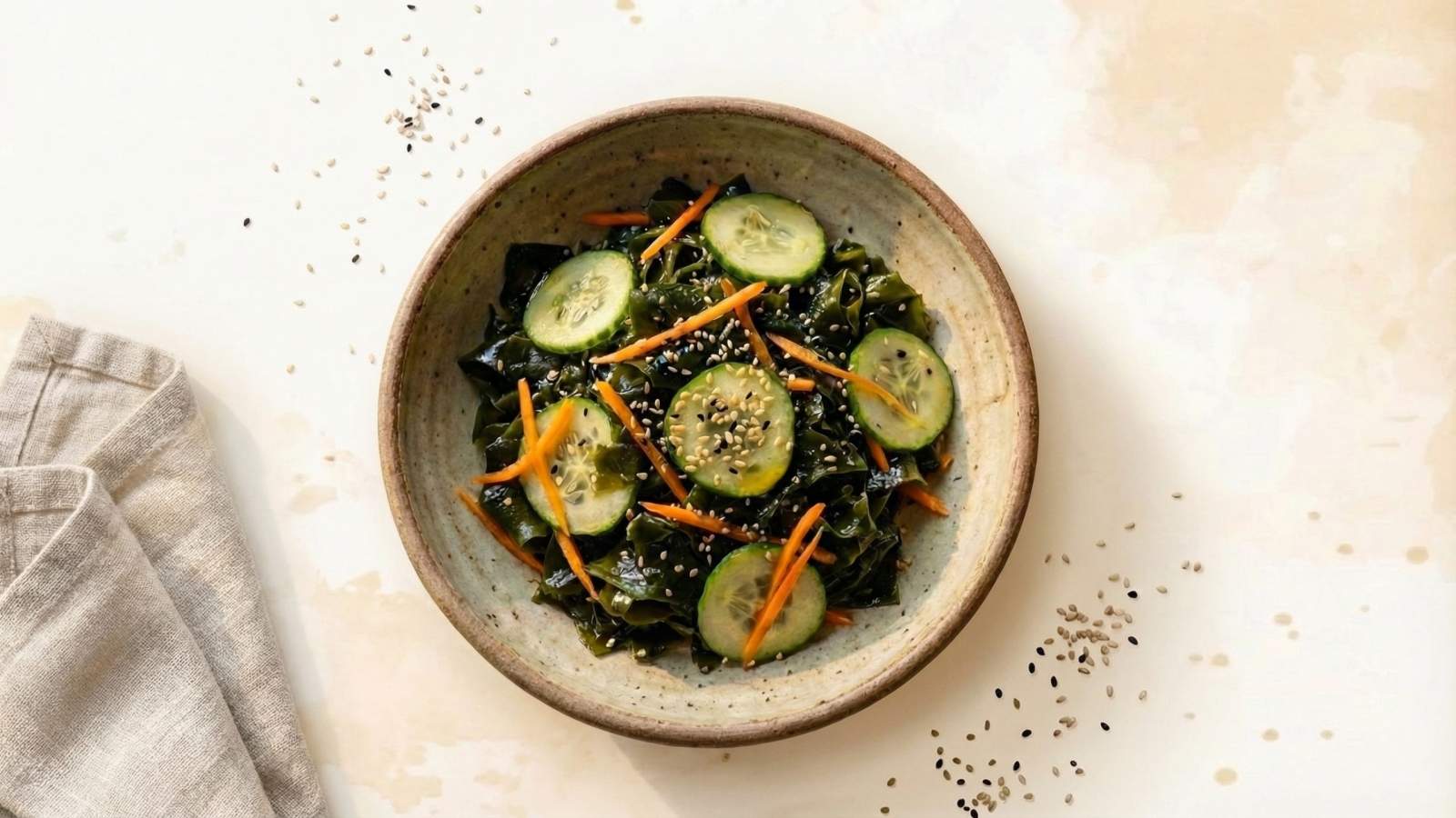 Sałatka Wakame - jak zrobić, przepis, krok 5