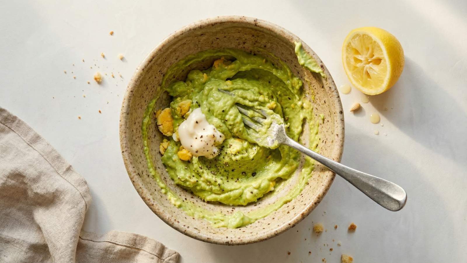 Jajka faszerowane awokado - przepis na kremową przekąskę - jak zrobić, przepis, krok 3