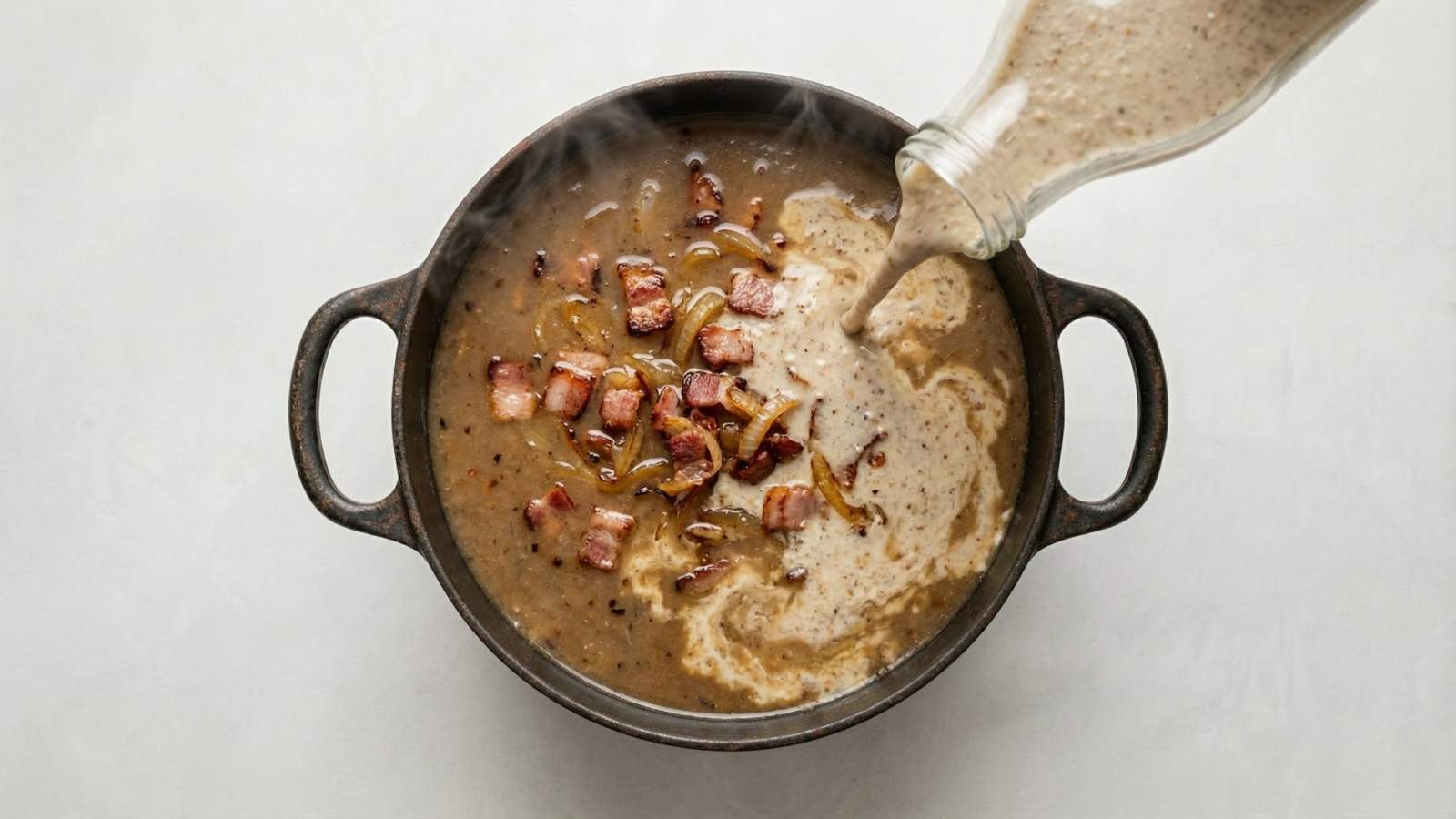 Tradycyjny żurek wielkanocny z białą kiełbasą - jak zrobić, przepis, krok 5