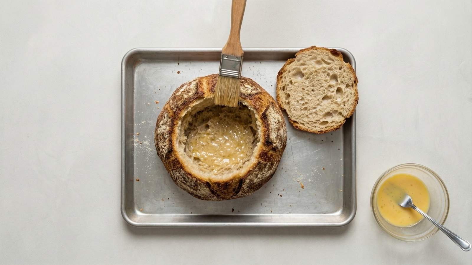 Tradycyjny żurek wielkanocny z białą kiełbasą - jak zrobić, przepis, krok 7