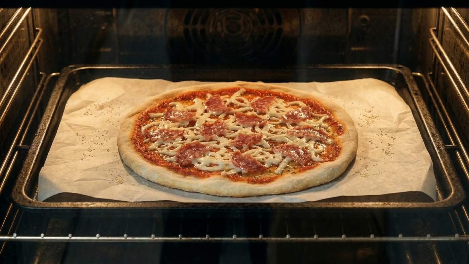 Szybkie ciasto na pizzę bez wyrastania - pizza w 30 minut - jak zrobić, przepis, krok 5