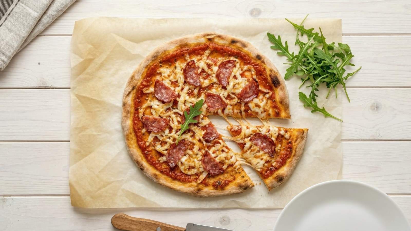 Szybkie ciasto na pizzę bez wyrastania - pizza w 30 minut - jak zrobić, przepis, krok 6