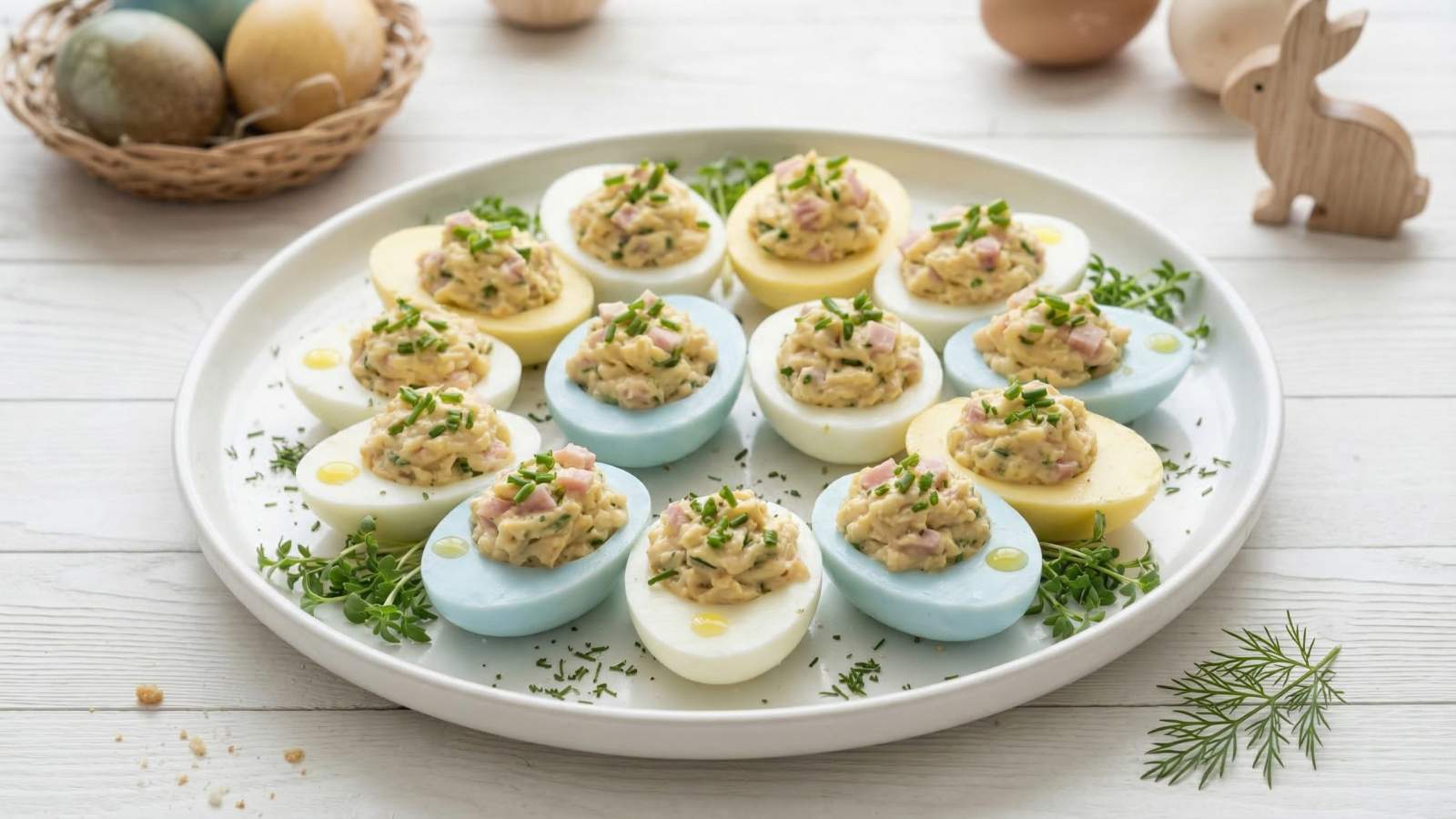 Jajka faszerowane na wielkanoc