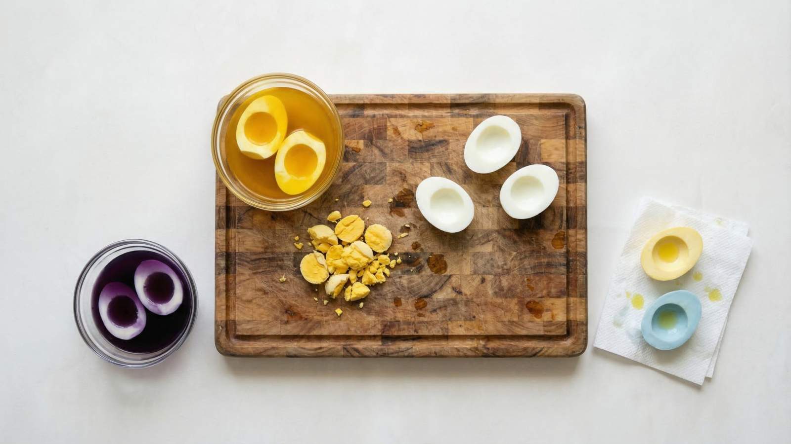 Jajka faszerowane na Wielkanoc - jak zrobić, przepis, krok 4