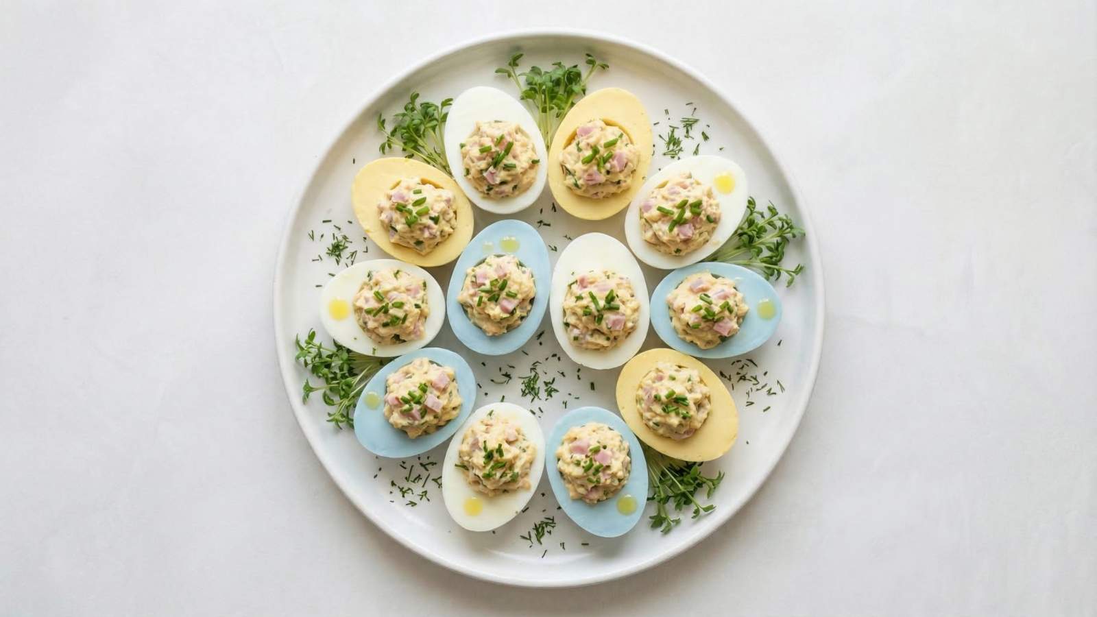 Jajka faszerowane na Wielkanoc - jak zrobić, przepis, krok 7