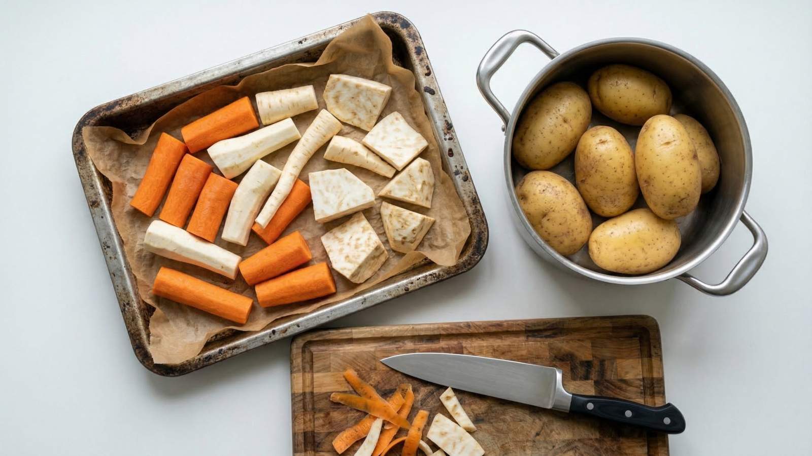 Sałatka jarzynowa - jak zrobić, przepis, krok 1