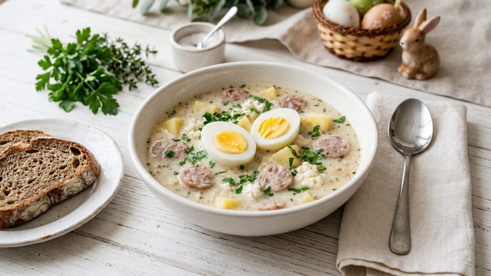 Barszcz biały wielkanocny