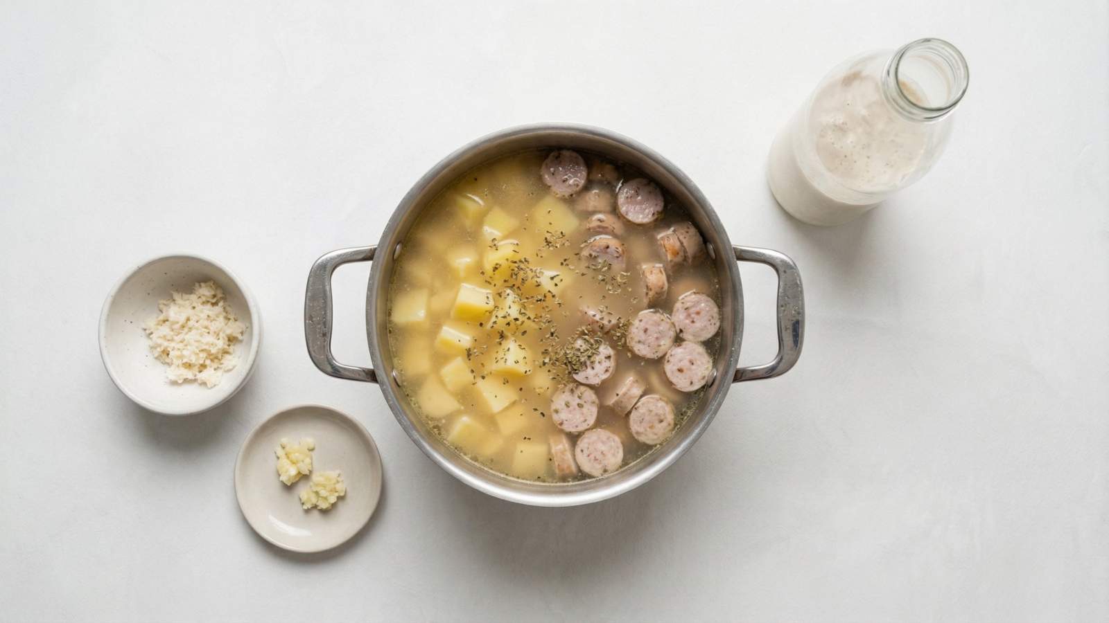 Tradycyjny barszcz biały wielkanocny - jak zrobić, przepis, krok 4