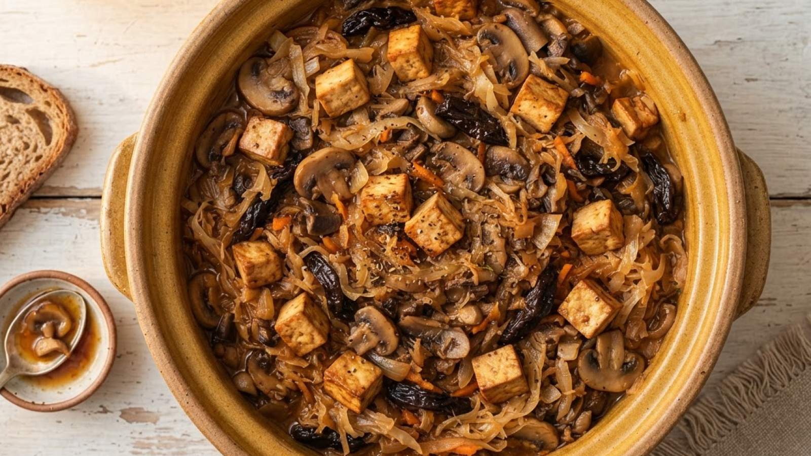 Bigos wegetariański i wegański